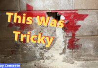 Concrete Block Repair Using Sakrete Pro Mix (Making Money!)