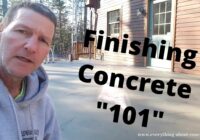 Concrete Finishing Tips | Pouring And Finishing A Small Concrete Floor