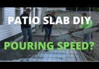 Concrete Patio DIY Pour (How Fast Do You Have To Be?)