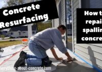 Concrete Resurfacing - How To Fix Spalled Concrete