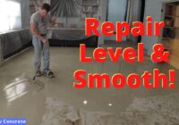 Amazing Self Leveling Concrete Overlay (Fixing a badly damaged concrete floor)