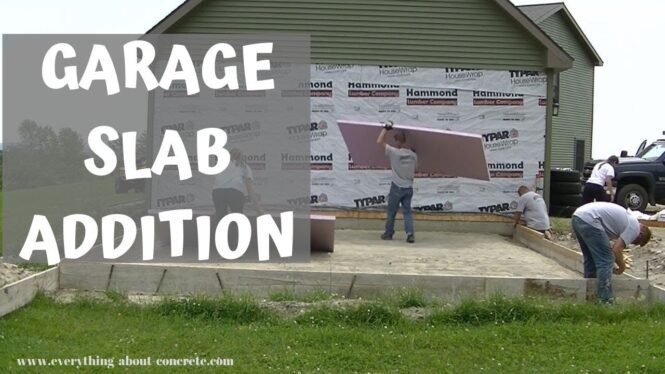 GARAGE SLAB ADDITION | CONCRETE SLAB FORMWORK PART 1 OF 3