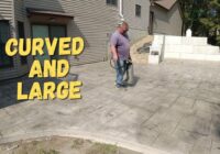 Homeowner Made Us CURVE his Concrete Patio Slab. How We Did It!