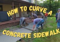 How To BEND Concrete! What To Use For Forms