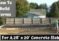 How To Build And Set Up A Concrete Slab For A New Garage | Part 1
