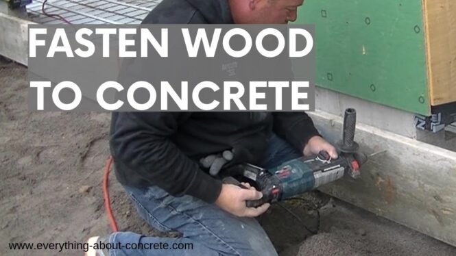 HOW TO FASTEN WOOD TO CONCRETE | TAPCON SCREWS INTO CONCRETE