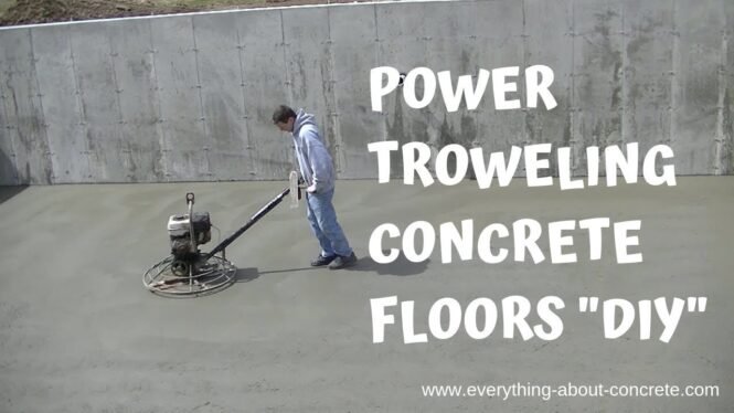 HOW TO FINISH A CONCRETE FLOOR | POWER TROWELING SECRETS