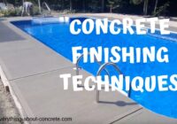 How To Finish Concrete - Cutting Joints, Edging, Mag Float, Broom Finish