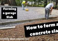How To Form A 30' X 28' Concrete Slab - Garage Slab