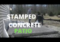 How To Form, Pour, And Stamp A Concrete Patio (For Beginners?!)