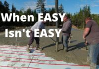 How To Pour Concrete The EASY Way - My 4 Simple Tips To Follow!