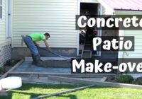 How To Pour New Concrete Over Old Concrete | Stamped Concrete Patio