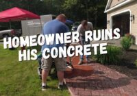 How To Repair Badly Damaged Concrete With A Concrete Overlay Mix.