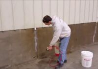 How to seal concrete walls with RadonSeal's Concrete Sealer