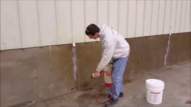 How to seal concrete walls with RadonSeal's Concrete Sealer