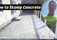 How To Stamp Concrete Patios | Majestic Ashlar Slate Stamped Concrete
