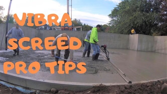 HOW TO VIBRA SCREED A CONCRETE FLOOR - PRO TIPS & TRICKS