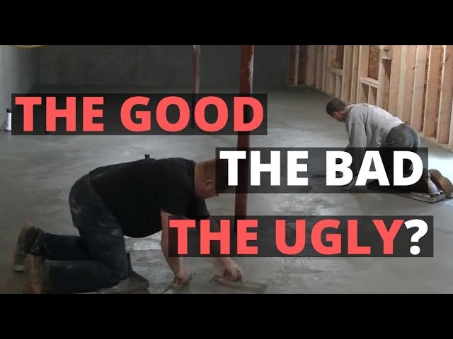 Pouring And Finishing Concrete In The Winter | The Good, The Bad, And The Ugly!
