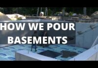 Pouring Concrete For A Basement Floor | Beginners Learn How To Pour Concrete