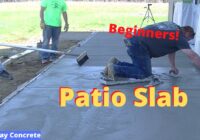 NEW! How To Pour A Concrete Patio Slab [Beginner's Guide]