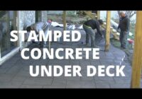 Pour And Stamp Concrete Patios (My Method Of Stamping)