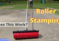 Roller Stamp Your Stamped Concrete Patio! (How To Rock & Roller)