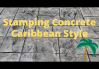 We Traveled To The Virgin Islands To Stamp some Concrete!