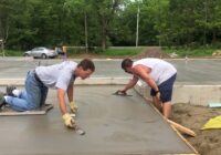 diy concrete - how to pour concrete with finishing technique!