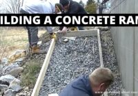 How To Build A Concrete Ramp (For A Walkway)