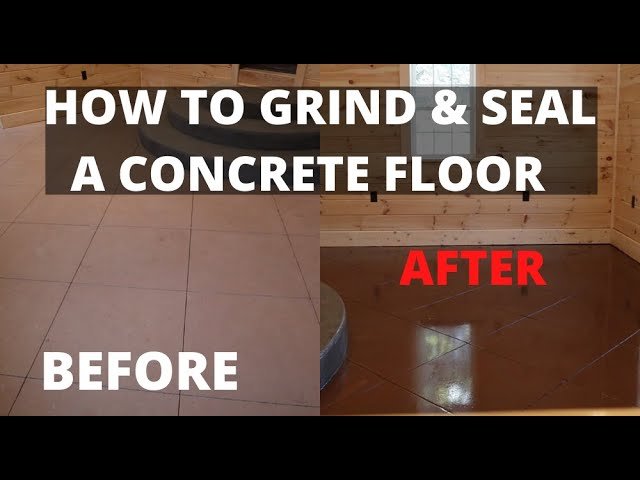 How To Epoxy Seal A Concrete Floor (Colored Concrete)
