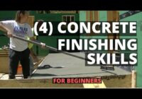 How To Finish Concrete (4 Basic Skills For Beginners)