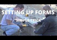 How To Form A 1.5" Overhang For A Concrete Patio