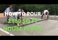 How To Pour 2100 SQ FT Concrete Floor (Dangle Pumping)