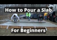 How To Pour A Concrete Slab for A Tiny House (16' x 24') Beginners DIY