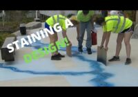Massive Stained Concrete Patio [With a Lake, River, & Ocean]