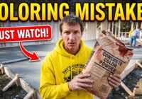Watch This Before Coloring and Stamping Your Concrete Patio Slab