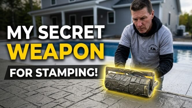 No One Will Tell You About This SECRET WEAPON TOOL for Stamping Concrete. I WILL!