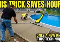 This Pool Deck Technique Saves Hours of Work | Only A Few Know About It