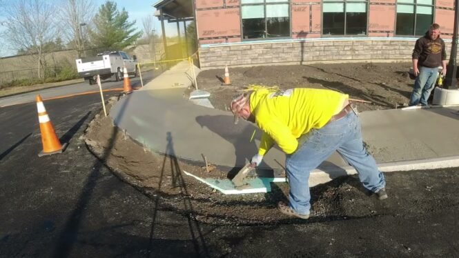Advanced Concrete Sidewalk Techniques: Full Process of Pouring and Finishing